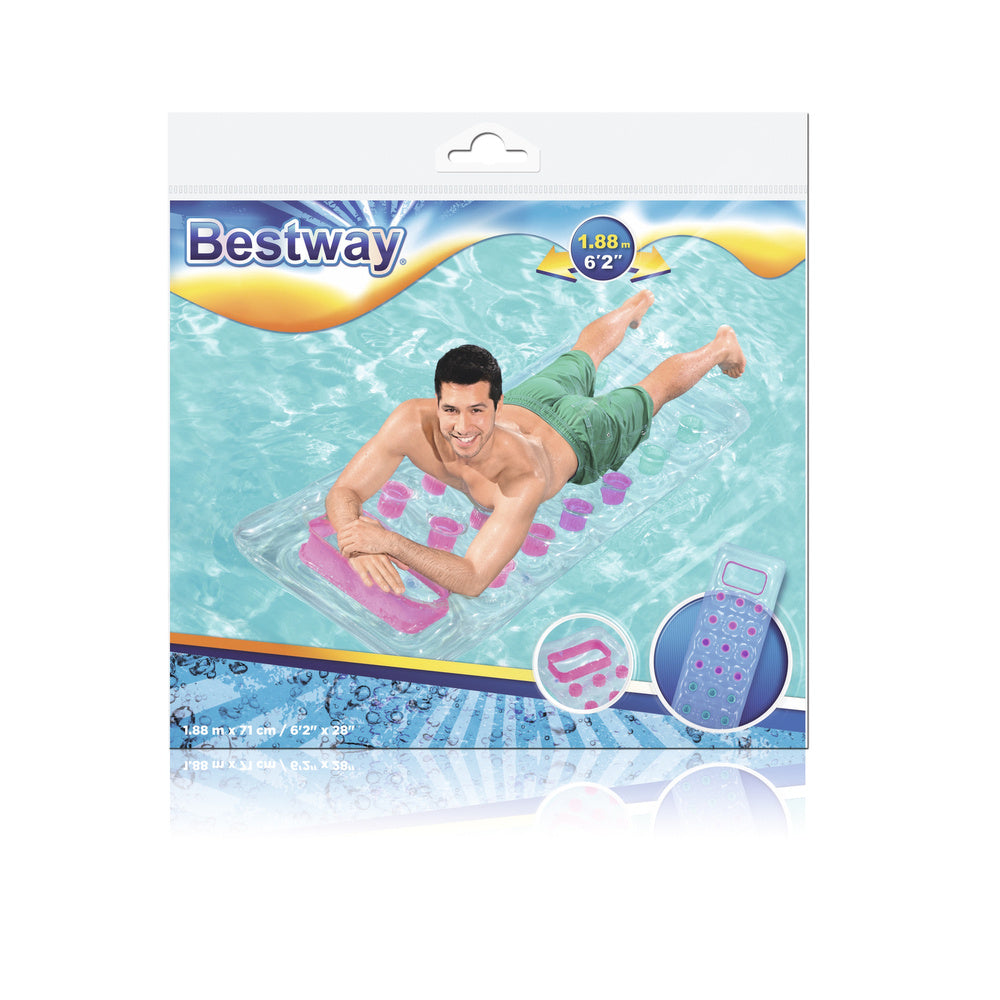 Madrac na napuhavanje Transparent 188 x 71 cm Bestway 43040