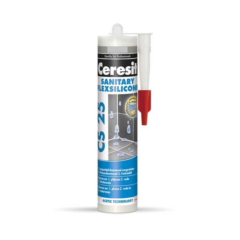 Silikon Ceresit Sanitary Bijeli CS25 300 ml