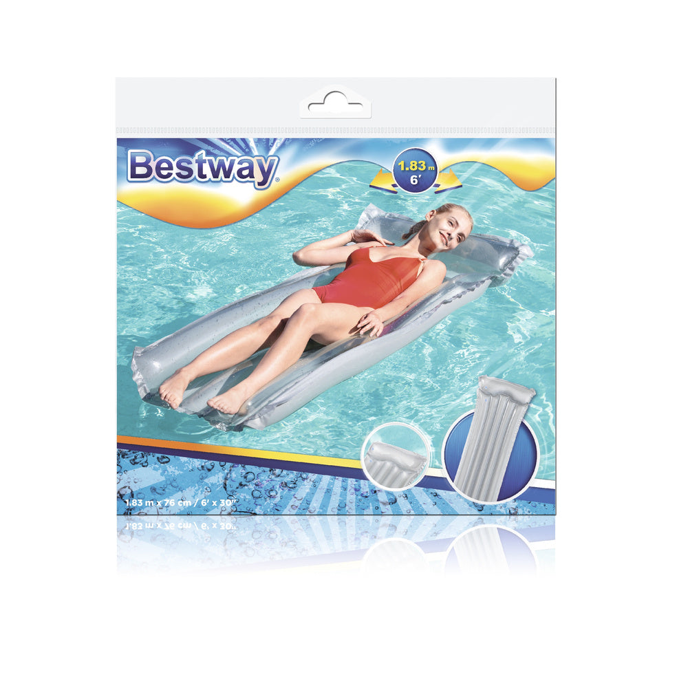 Zračni madrac za plivanje plavi 183 x 76 cm Bestway 44013 - sivi