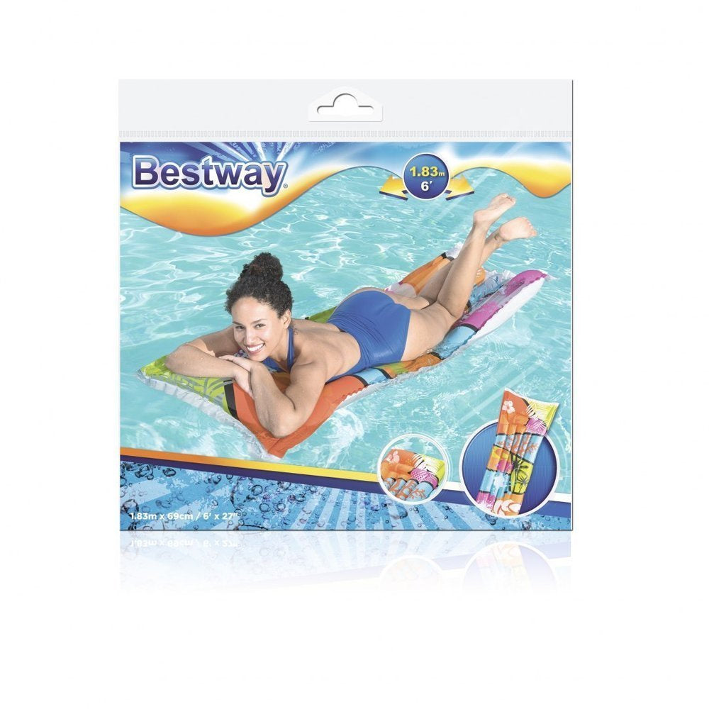 Zračni madrac za plivanje 183 x 69 cm Bestway 44033 - šareni