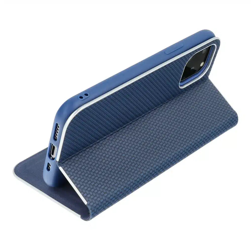 LUNA Book Carbon ovitek za XIAOMI Redmi NOTE 12 PRO Plus 5G moder