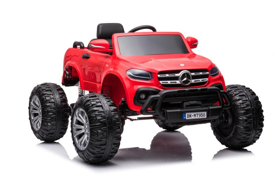 Licencirani auto na akumulator Mercedes DK-MT950 4x4 - crveni