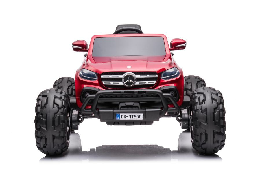 Licencirani auto na akumulator Mercedes DK-MT950 4x4 - crveni/lakirani