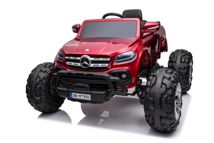Licencirani auto na akumulator Mercedes DK-MT950 4x4 - crveni/lakirani