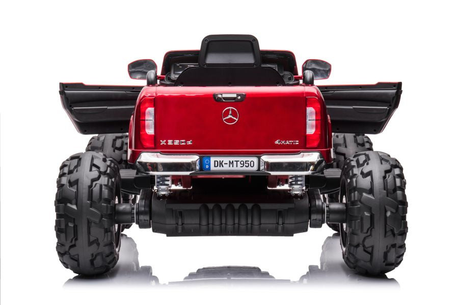 Licencirani auto na akumulator Mercedes DK-MT950 4x4 - crveni/lakirani