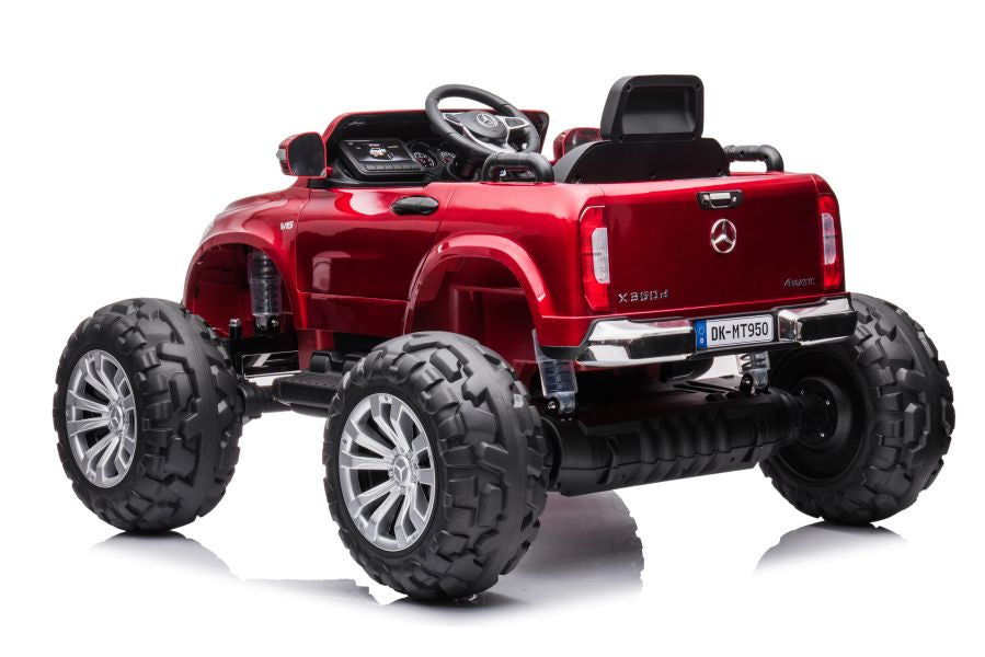 Licencirani auto na akumulator Mercedes DK-MT950 4x4 - crveni/lakirani