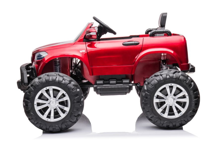 Licencirani auto na akumulator Mercedes DK-MT950 4x4 - crveni/lakirani