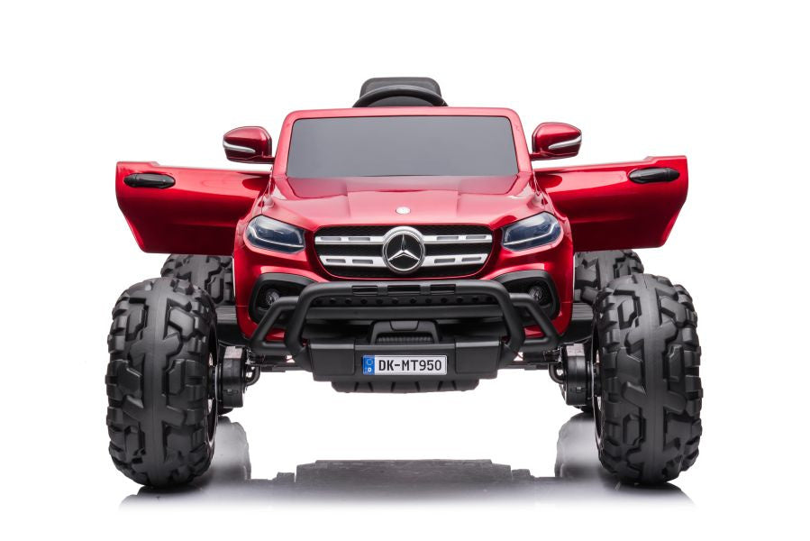 Licencirani auto na akumulator Mercedes DK-MT950 4x4 - crveni/lakirani