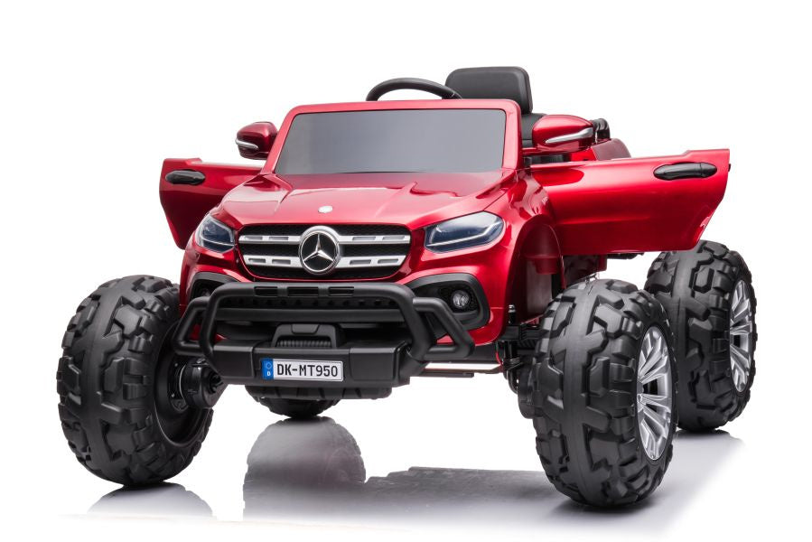 Licencirani auto na akumulator Mercedes DK-MT950 4x4 - crveni/lakirani