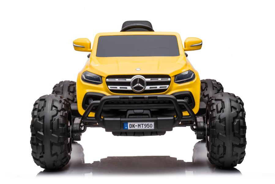 Licencirani auto na akumulator Mercedes DK-MT950 4x4 - žuti/lakirani