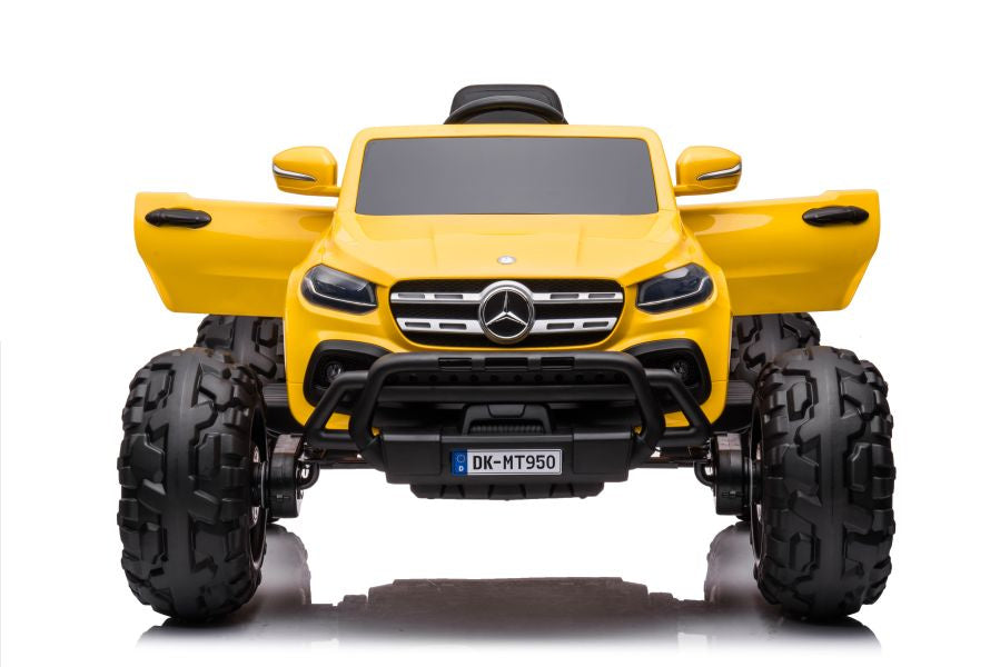 Licencirani auto na akumulator Mercedes DK-MT950 4x4 - žuti/lakirani