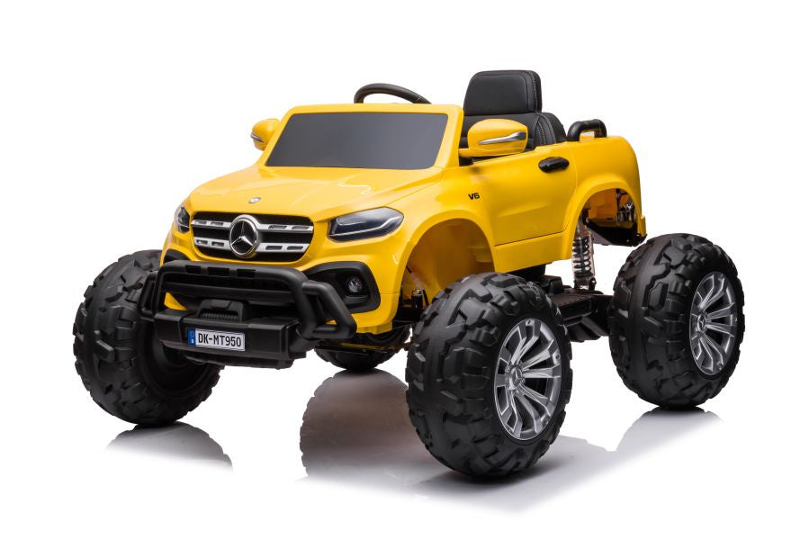 Licencirani auto na akumulator Mercedes DK-MT950 4x4 - žuti/lakirani