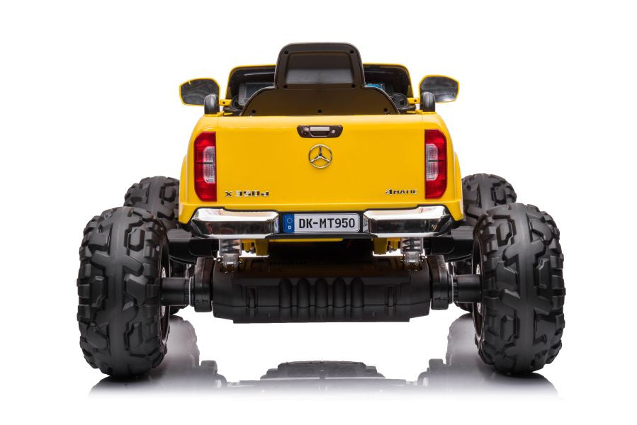 Licencirani auto na akumulator Mercedes DK-MT950 4x4 - žuti/lakirani