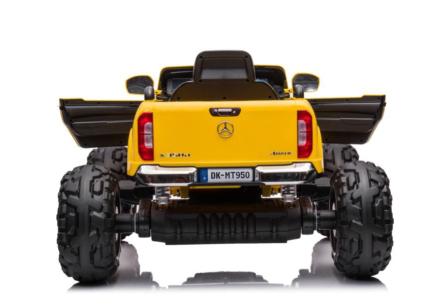 Licencirani auto na akumulator Mercedes DK-MT950 4x4 - žuti/lakirani