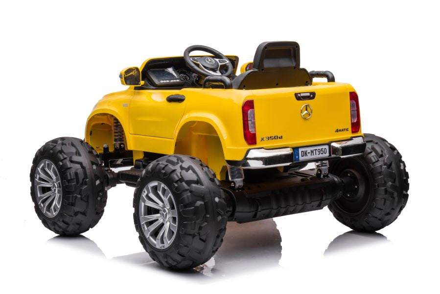 Licencirani auto na akumulator Mercedes DK-MT950 4x4 - žuti/lakirani