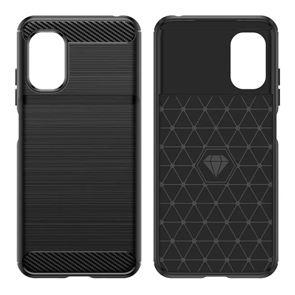 Techsuit - Carbon Silicone ovitek za Xiaomi Poco M5 - črna