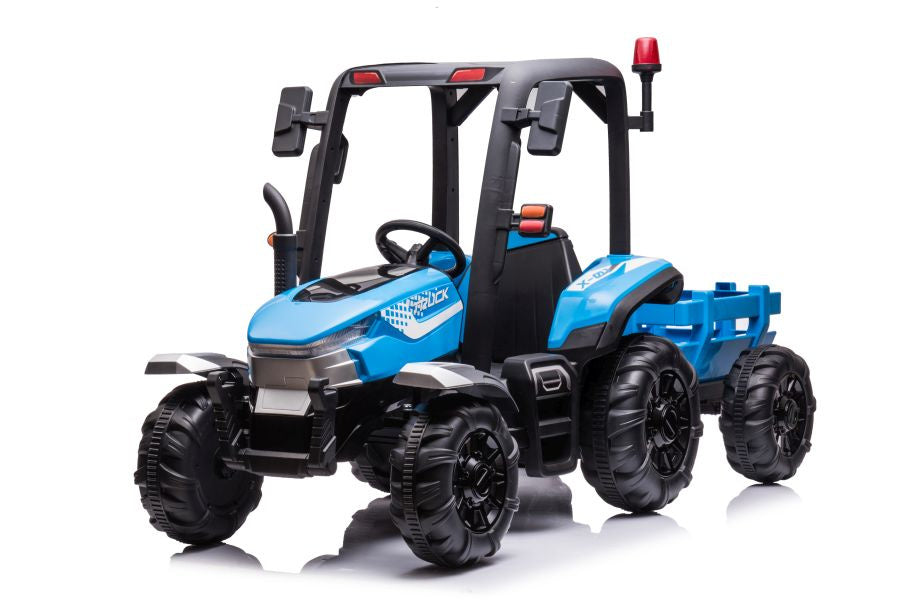 Traktor na akumulator s prikolicom BLT-206 – plavi