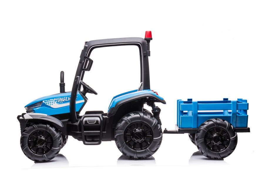 Traktor na akumulator s prikolicom BLT-206 – plavi