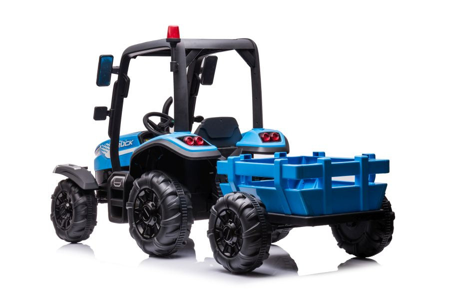 Traktor na akumulator s prikolicom BLT-206 – plavi