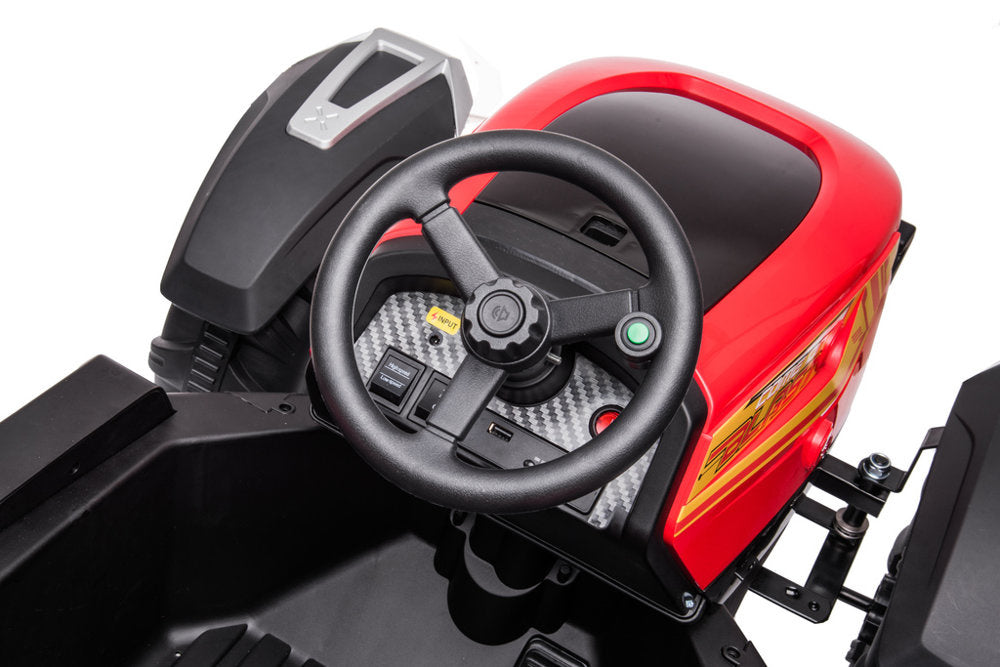 Traktor na akumulator s prikolicom BLT-206 – crveni