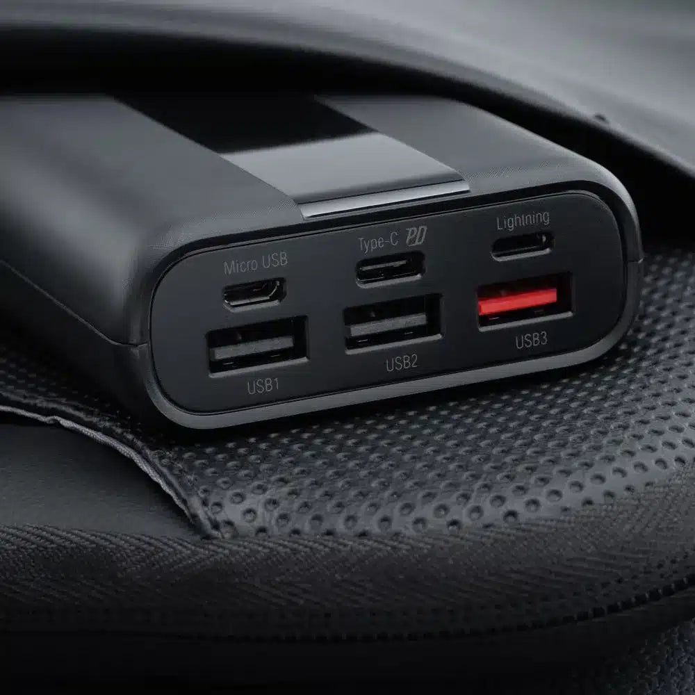 Powerbank Forcell F-Energy Energo P20K2 QC3.0 PD 3A 22.5W 20000 mAh črn