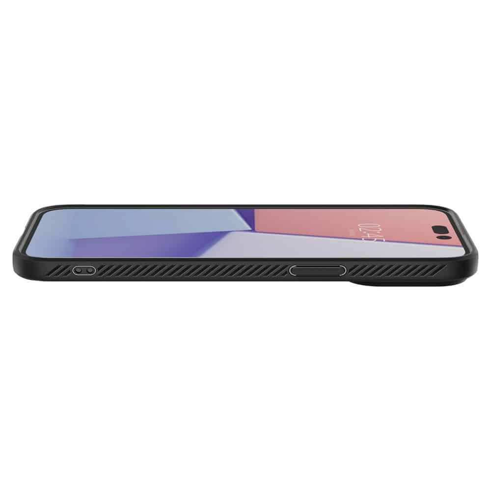 Spigen - Liquid Air - iPhone 14 Pro - mat črna