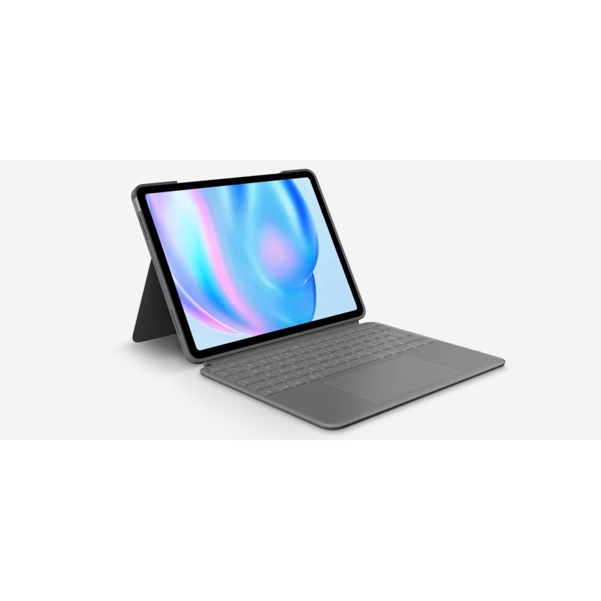 Logitech Combo Touch QWERTY US Međunarodna Smart Connector Sivo