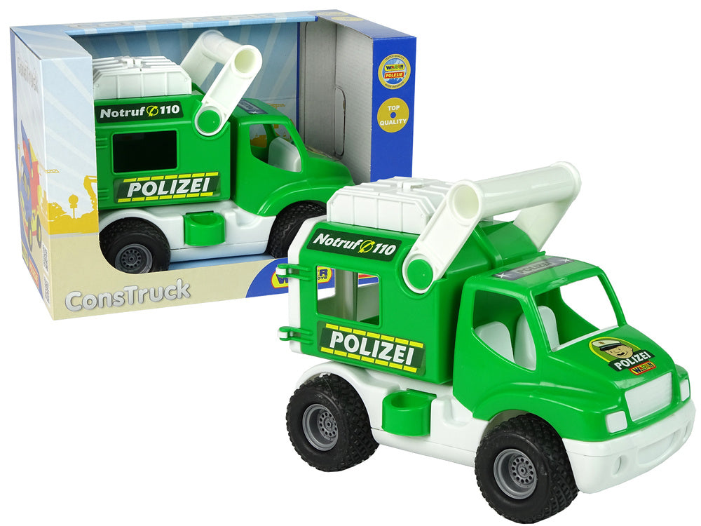 Policijski automobil za igrru ConsTruck  Polesie 41906 - zeleni