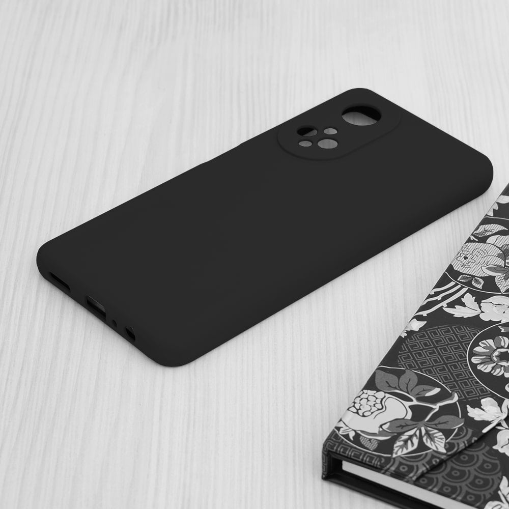 Techsuit Soft Edge silikonska maska za Honor X7, črna