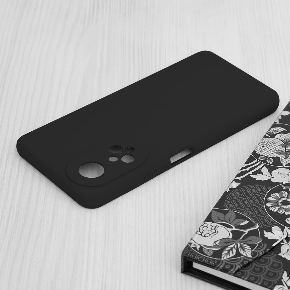 Techsuit Soft Edge silikonska maska za Honor X7, črna