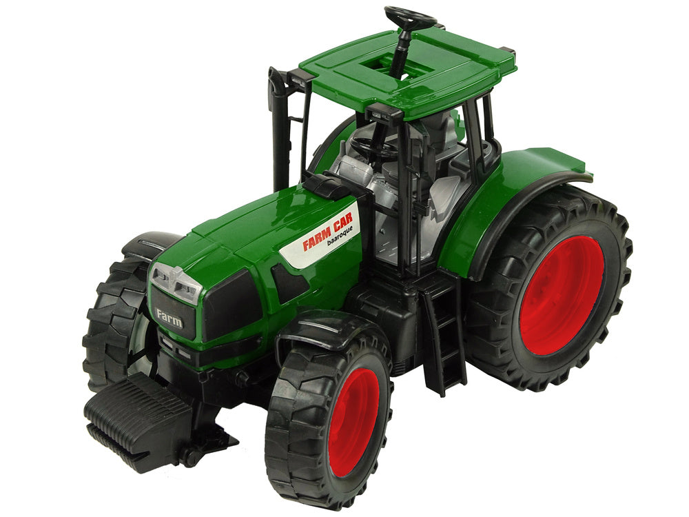 Traktor za igru s kiper prikolicom 50 cm - crveno/žuti