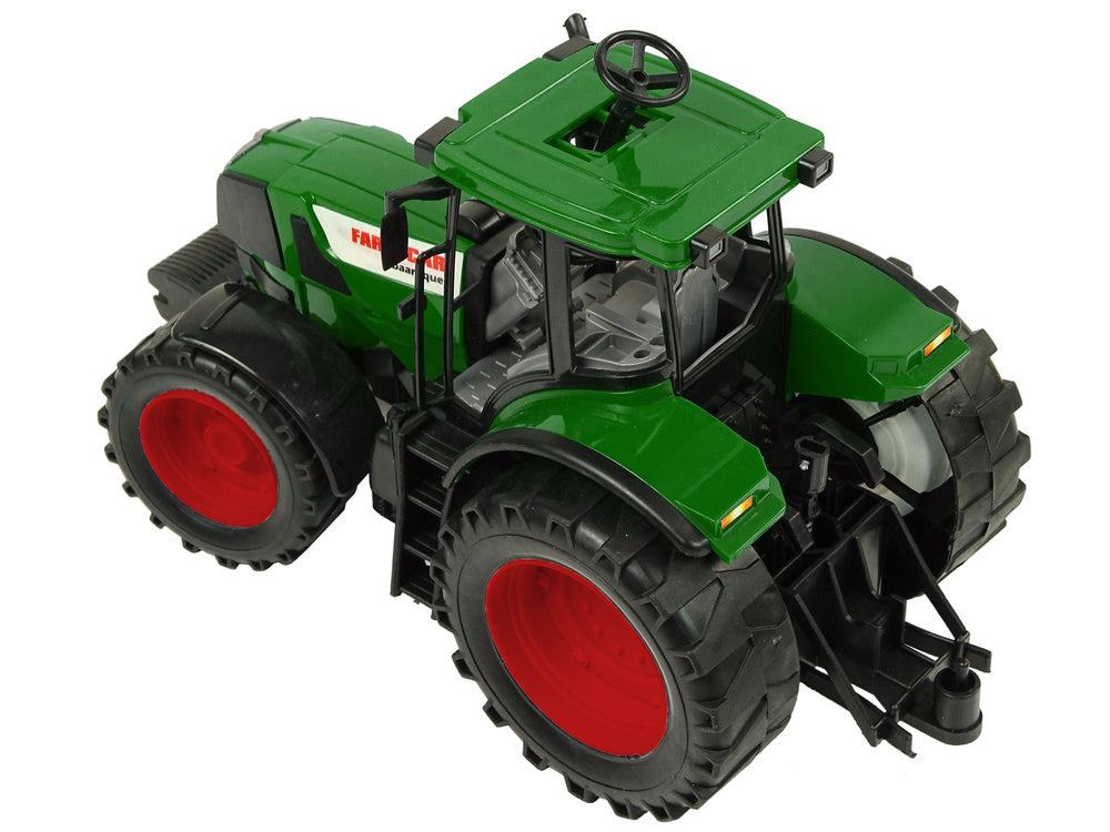 Traktor za igru s kiper prikolicom 50 cm - crveno/žuti