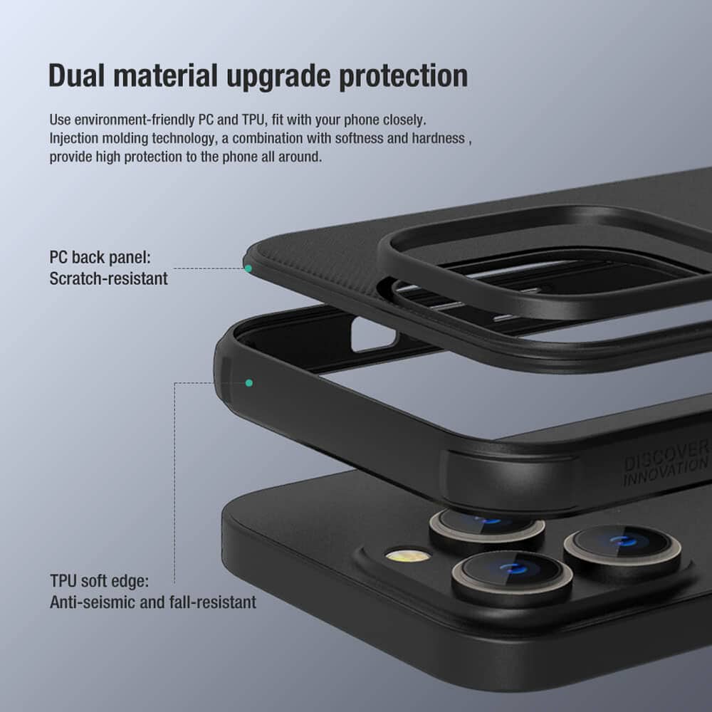 Nillkin – Super Frosted Shield Pro – iPhone 14 Pro Max – črna