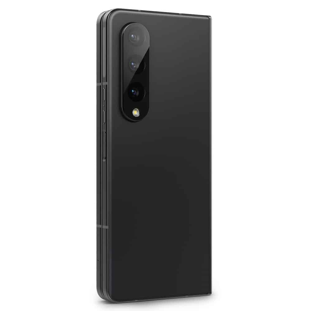 Spigen - Optik.TR steklo za kamero (2 kosa) - Samsung Galaxy Z Fold 4 - črno