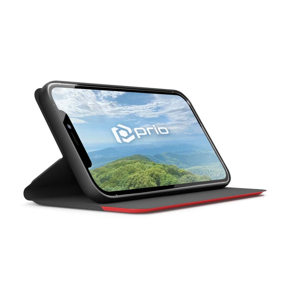 Ovitek Prio Book Case Fashion za Samsung A52/ A52S 5G/ A52 5G črno-rdeč