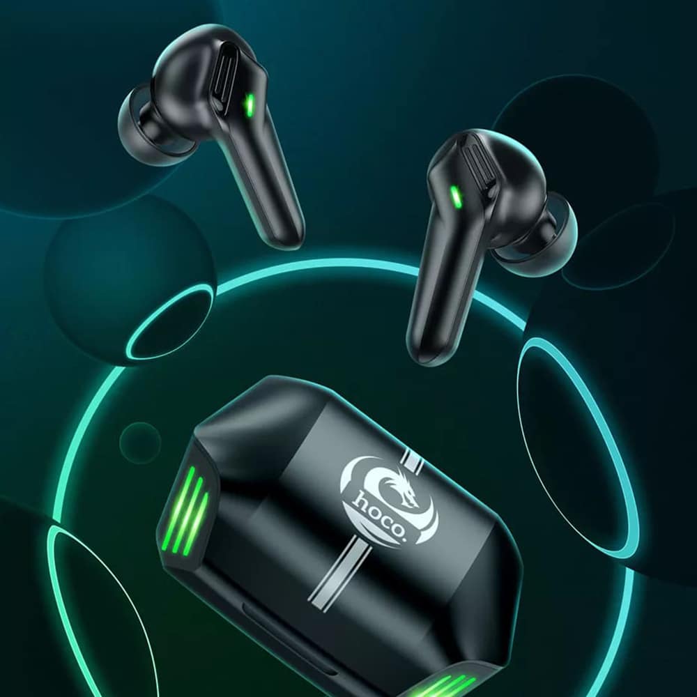 HOCO - TWS slušalke Magic Shadow (S21) z Bluetooth 5.0 in nizko latenco - črne
