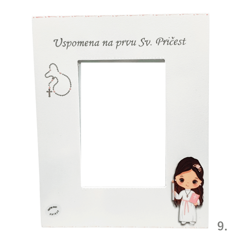 Personalizirani okvirji za prvo sveto obhajilo za deklice – Naj spomini postanejo nepozabni - 9. - 151166