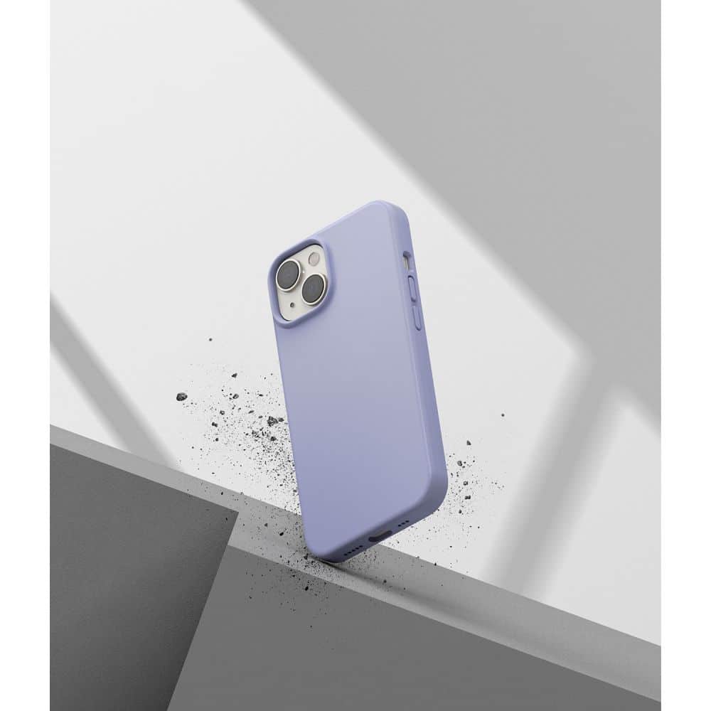 RINGKE SILIKONSKI OVITEK ZA IPHONE 14 PLUS / 15 PLUS SIVKA