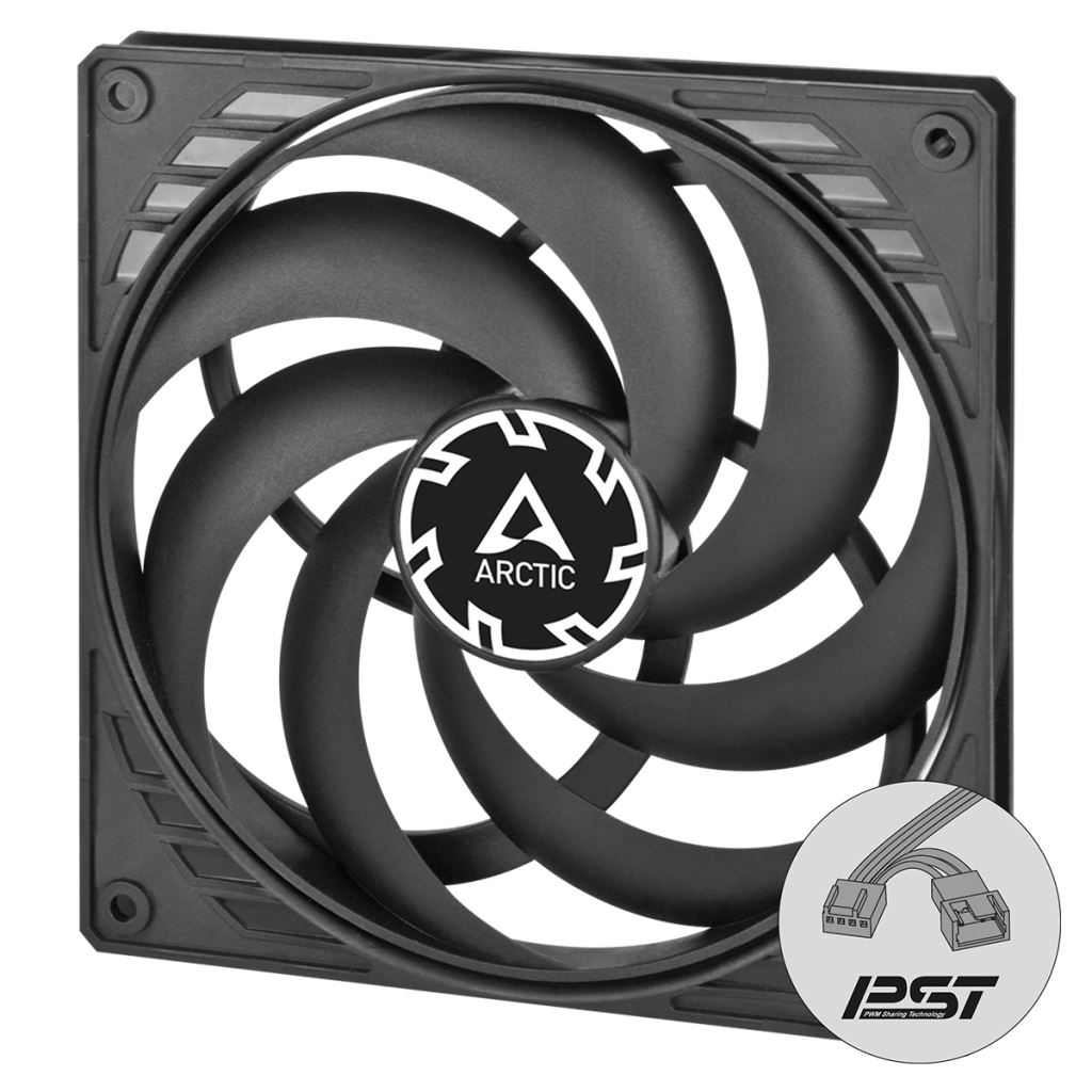 ARCTIC P14 Slim PWM PST Kućište računala Ventilator 14 cm Crno 1 kom