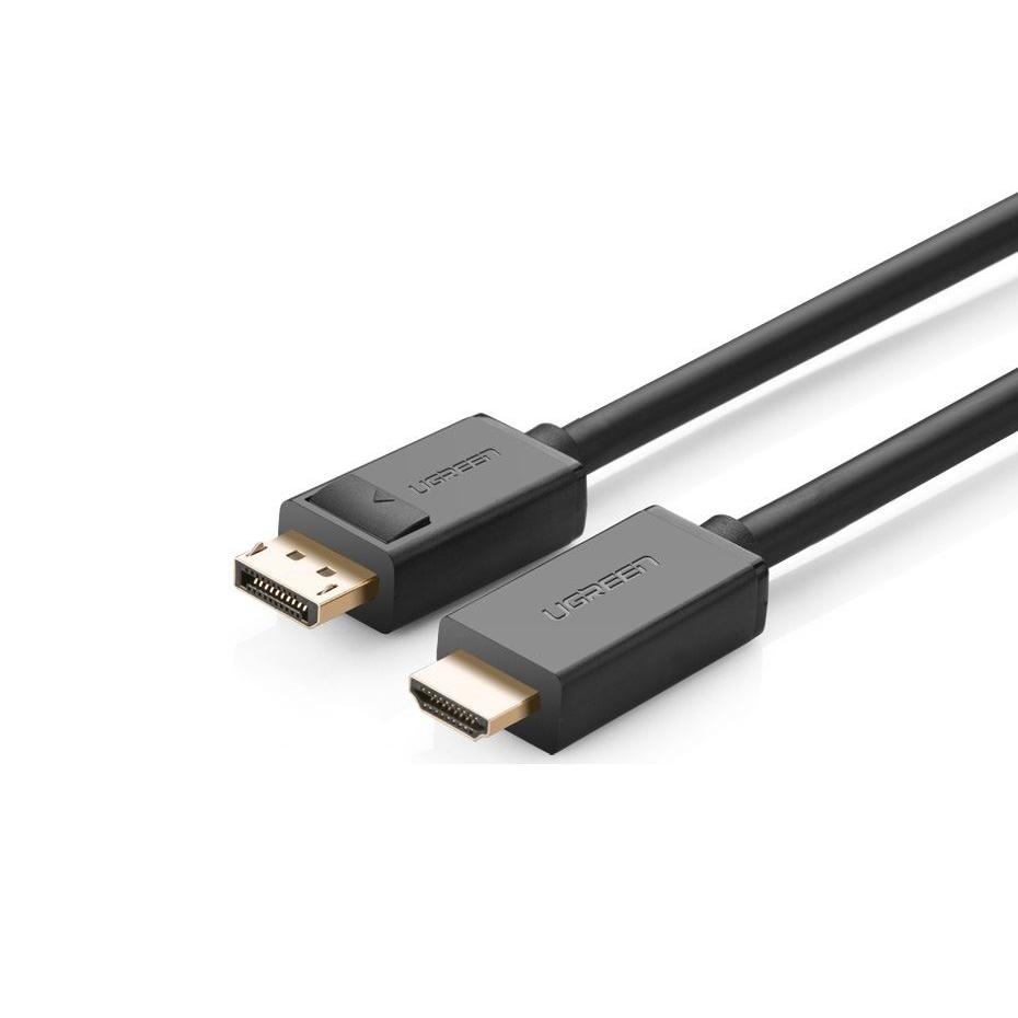 Ugreen 10203 prilagodnik za video kabel 3 m DisplayPort HDMI Crno