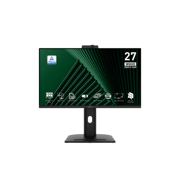 MSI Pro MP275QPDG računalni monitor 68,6 cm (27") 2560 x 1440 pikseli Wide Quad HD LCD Crno