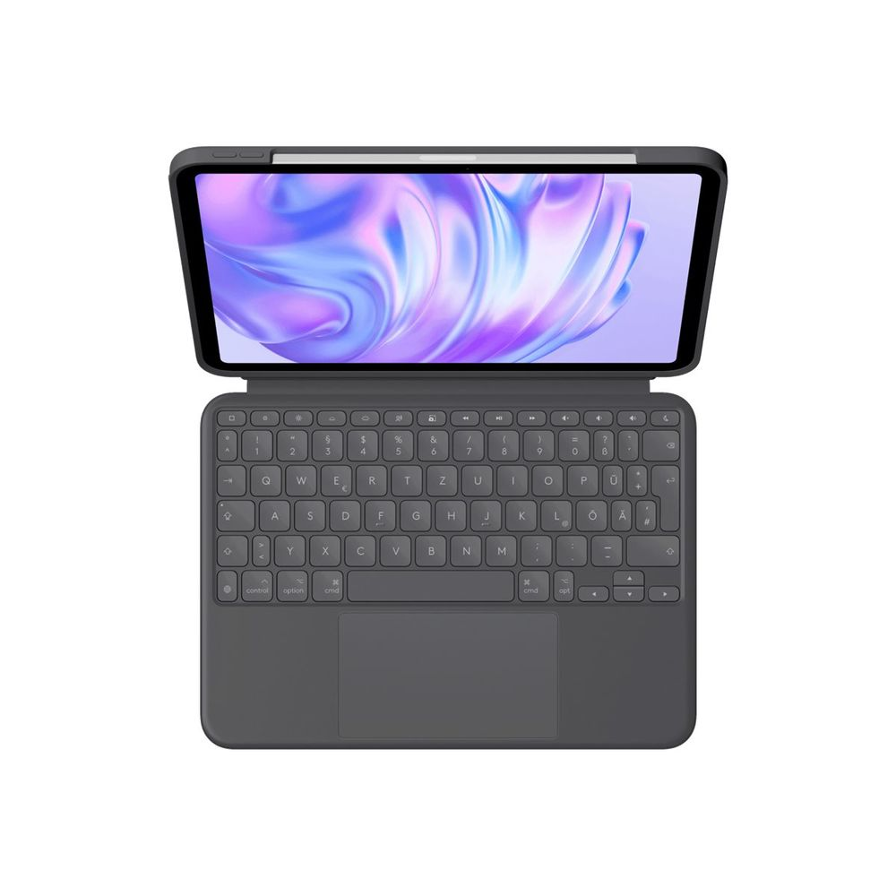 Logitech Combo Touch QWERTZ Njemački Smart Connector Grafit