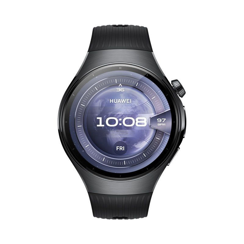 Huawei WATCH 5 3,81 cm (1.5") AMOLED 46 mm Digitalno 466 x 466 pikseli Ekran osjetljiv na dodir Crno Wi-Fi GPS
