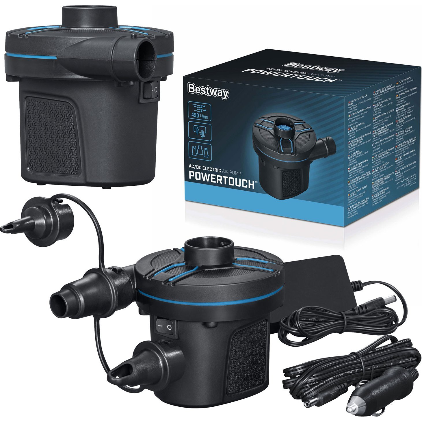 Bestway 62255 električna zračna pumpa 0,0328 bara 490 l/min