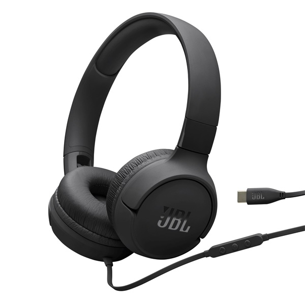 JBL Tune 520C USB-C Slušalice Žičano Obruč za glavu Pozivi/glazba USB Tip-C Crno