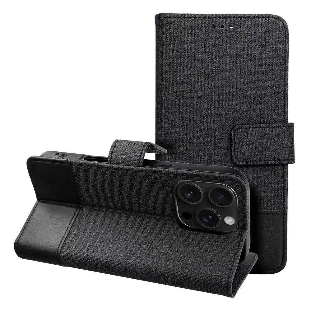 GOMMA Book preklopna torbica za Xiaomi Redmi NOTE 14 5G, črna