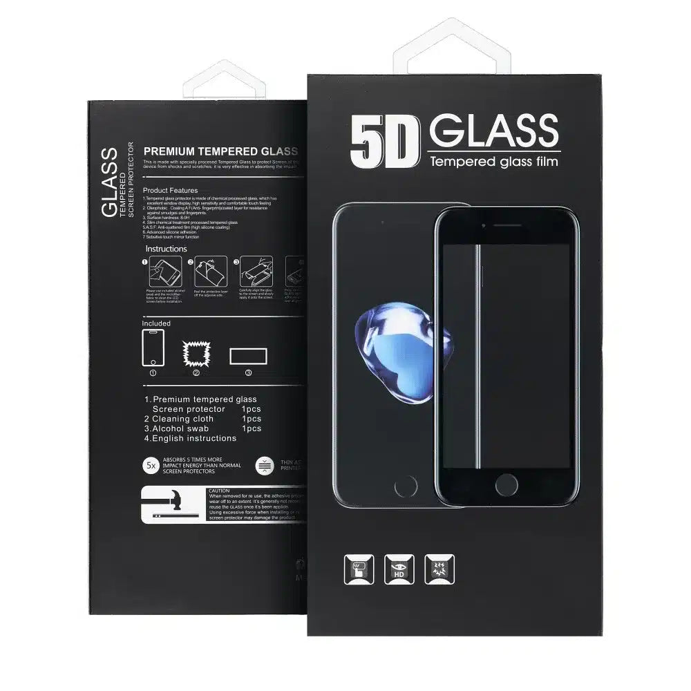 5D Full Glue kaljeno staklo za Samsung Galaxy A71 sa crnim okvirom