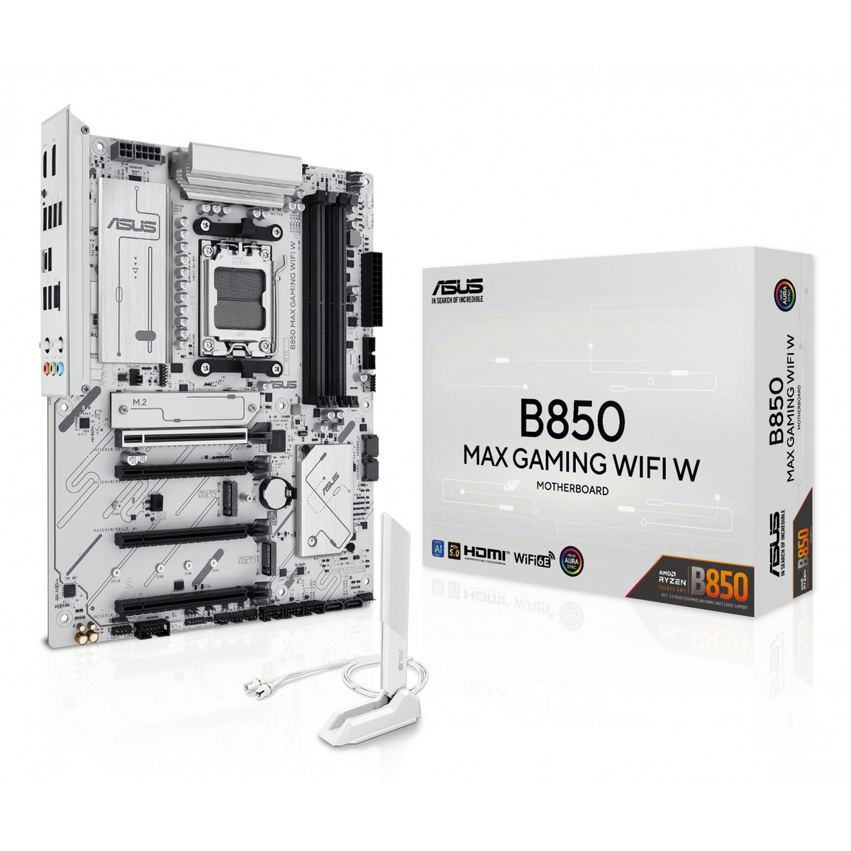 ASUS B850 MAX GAMING WIFI W AMD B850 Utor AM5 ATX