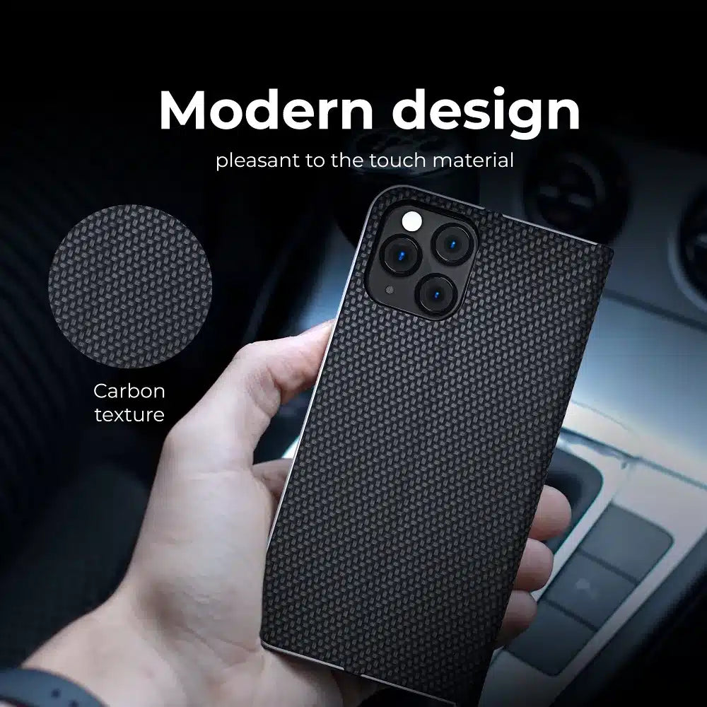 LUNA Book Carbon ovitek za XIAOMI Redmi NOTE 12S črn