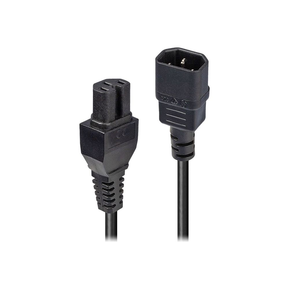 Lindy 30314 strujni kabel Crno 2 m C14 spoj C15 spoj